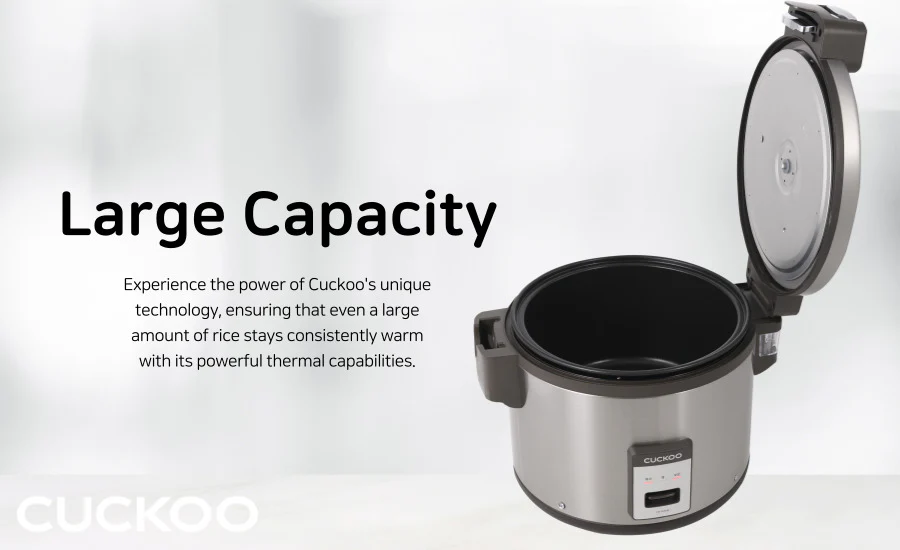 CUCKOO 35-Cup Commercial Rice Cooker (CR-3555) - Image 4