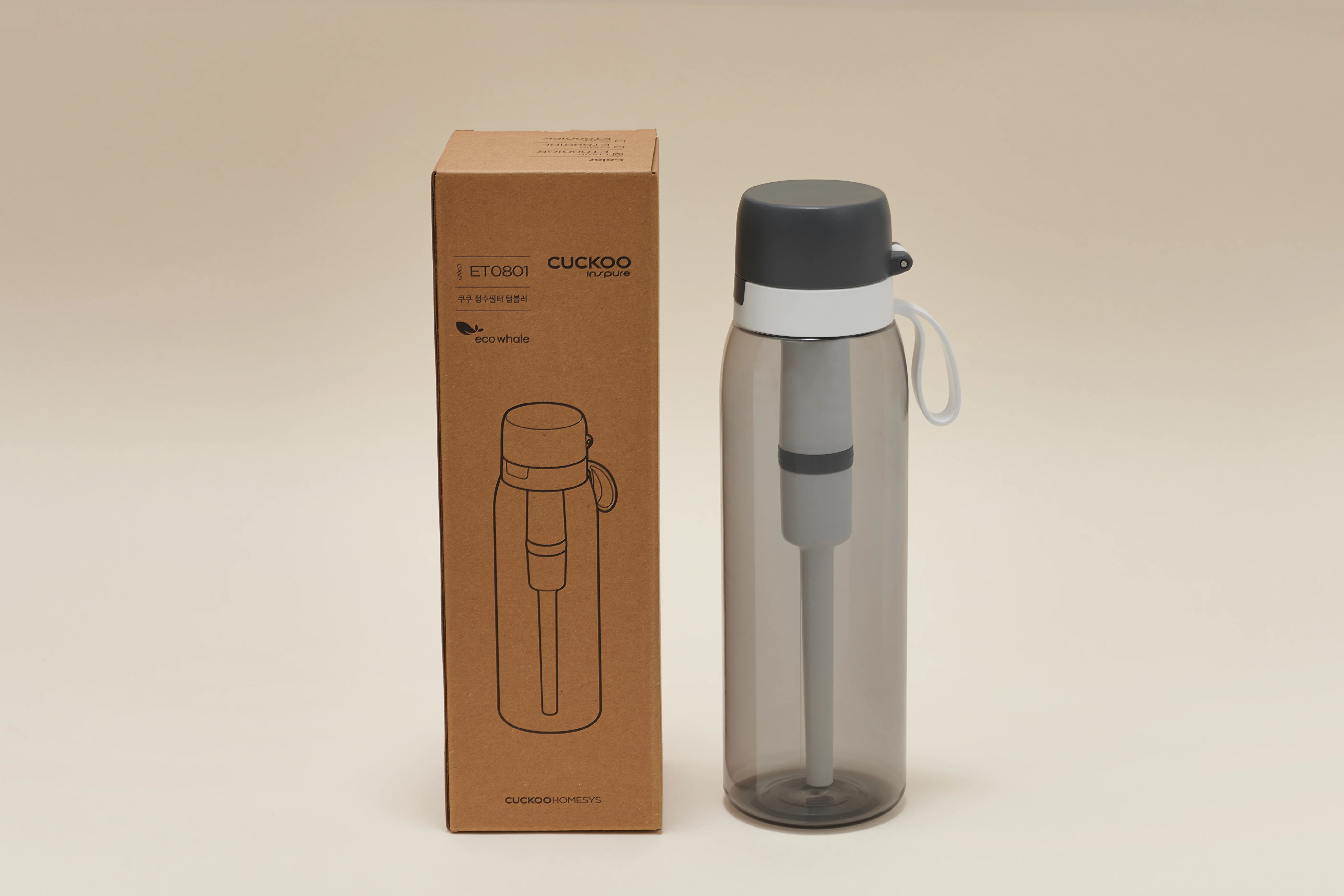CUCKOO InsPure Water Filter Tumbler 800ml (CPWP-ET0801GR) - Image 5