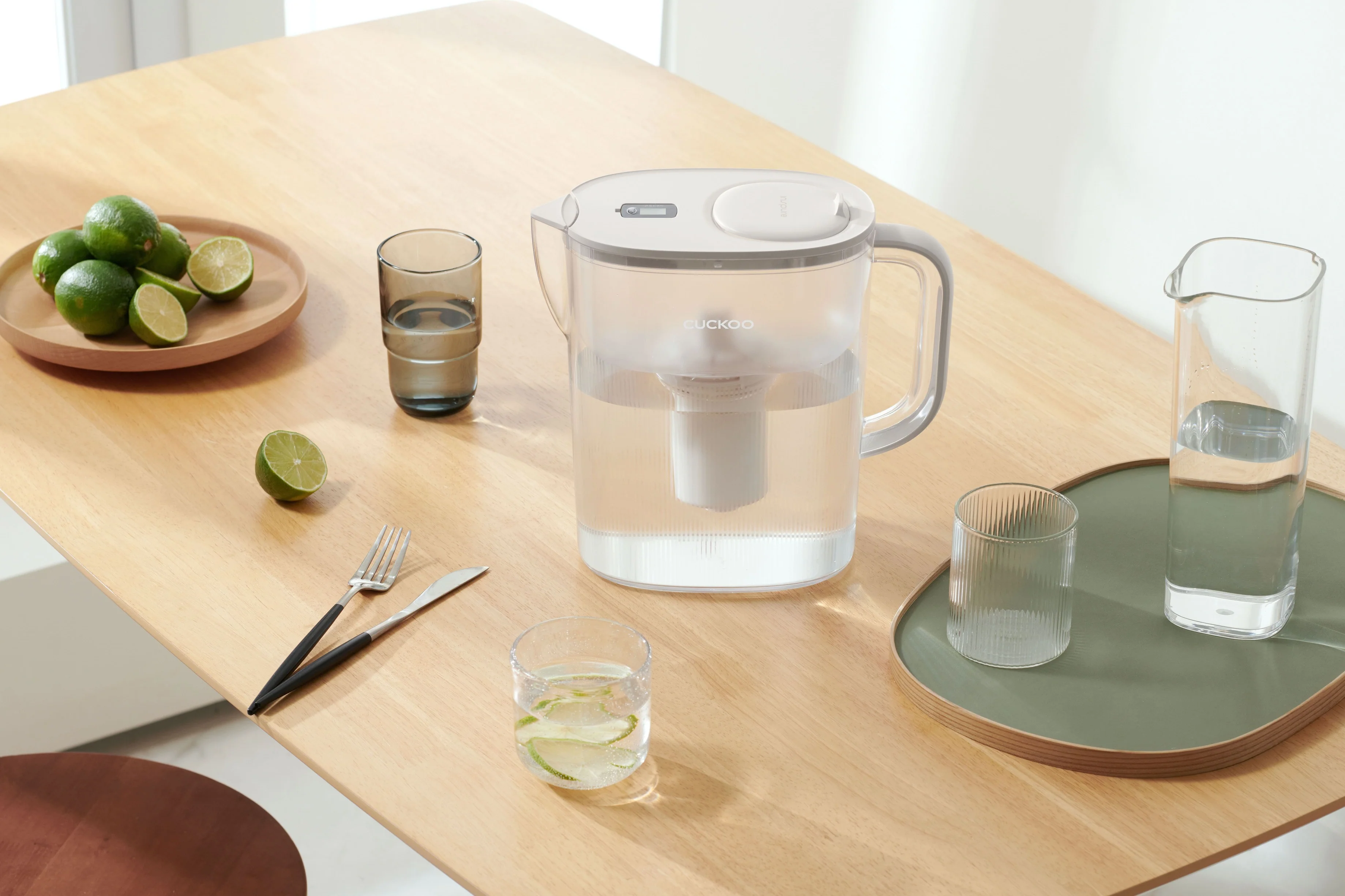 CUCKOO InsPure Water Purifier Jug 3.8L – Advanced Carbon Filter 3-Month Period (CPWP-C3801W) - Image 3