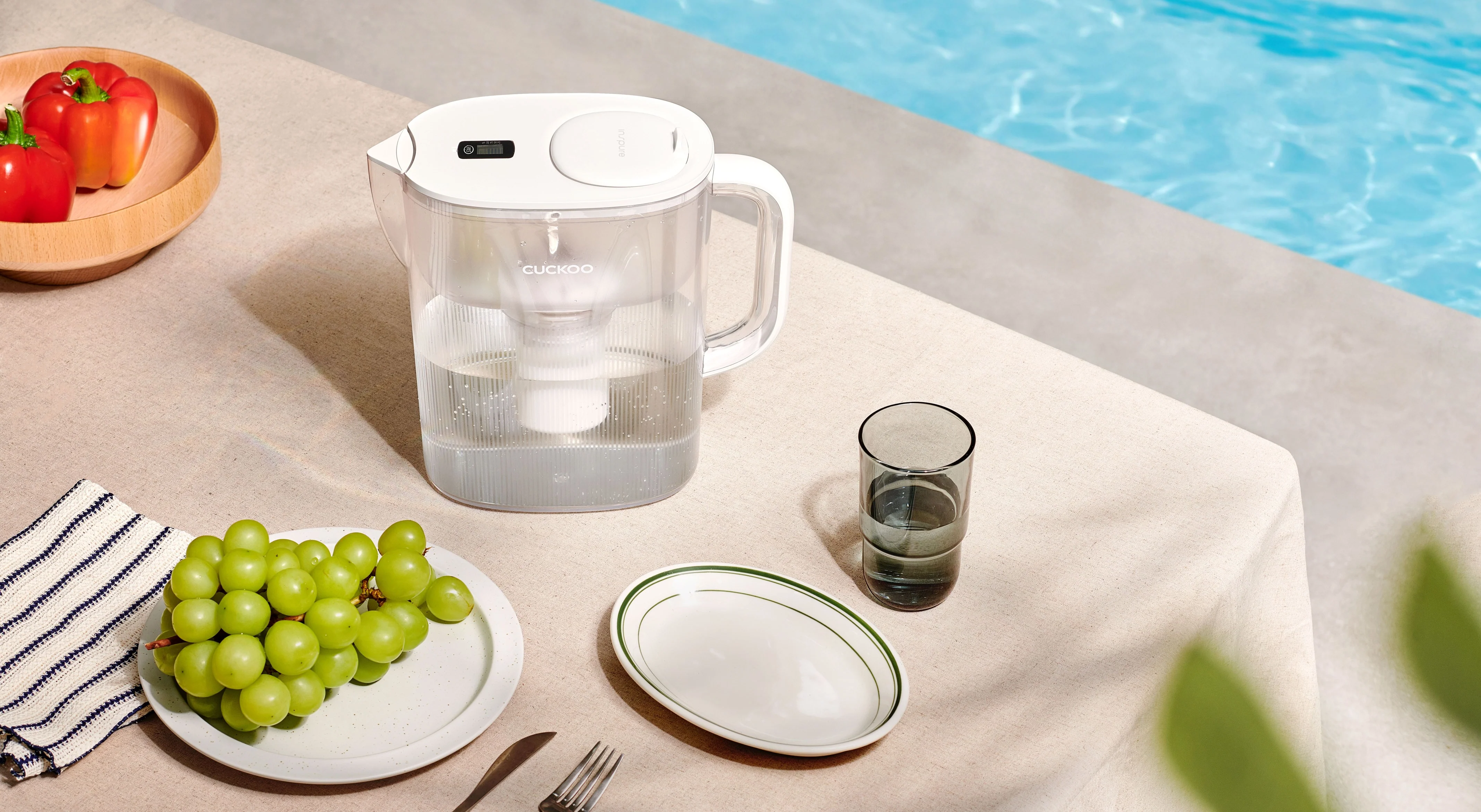 CUCKOO InsPure Water Purifier Jug 3.8L – Advanced Carbon Filter 3-Month Period (CPWP-C3801W) - Image 7