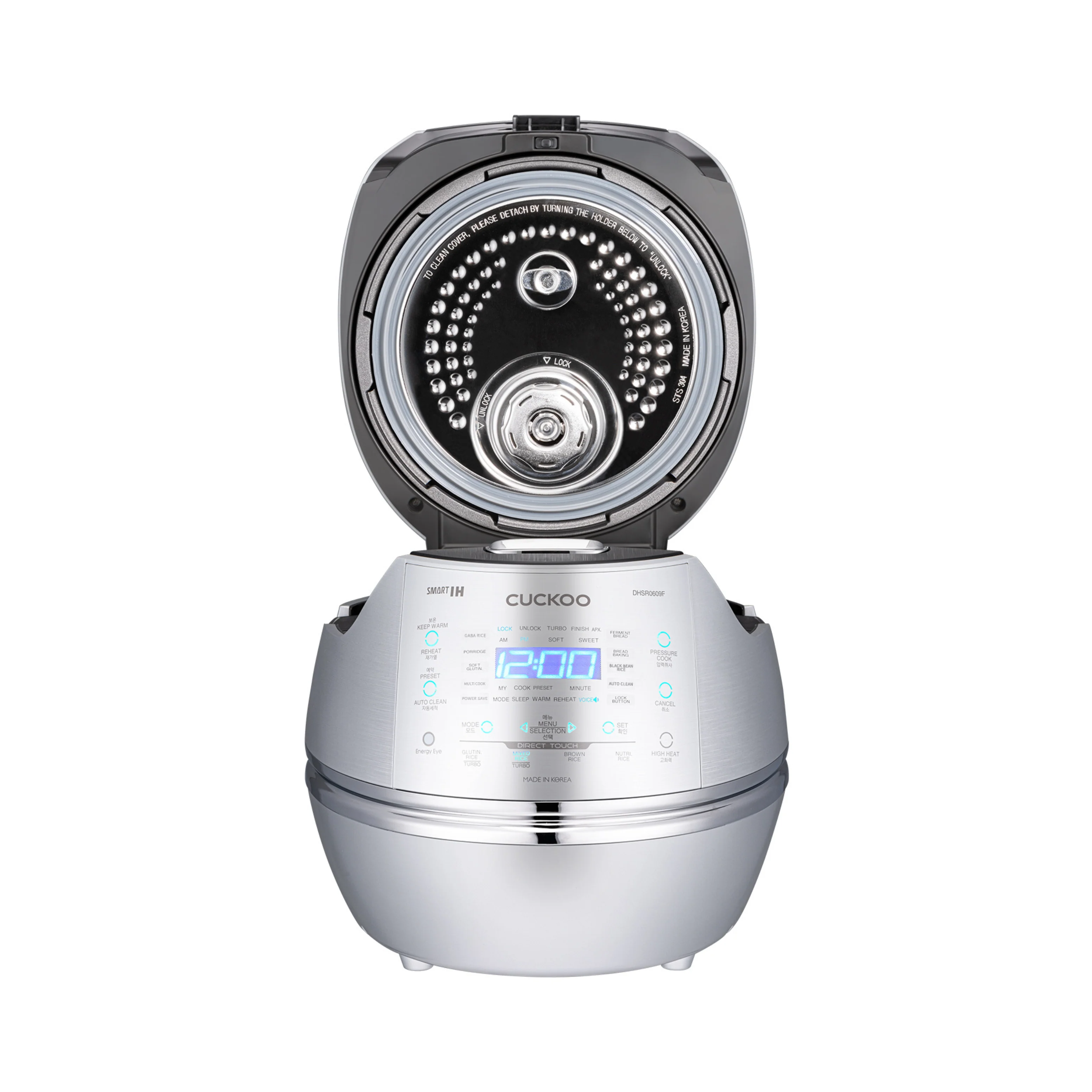 REFURBISHED CUCKOO 6-Cup IH Pressure Rice Cooker (CRP-DHSR0609F) - Image 4